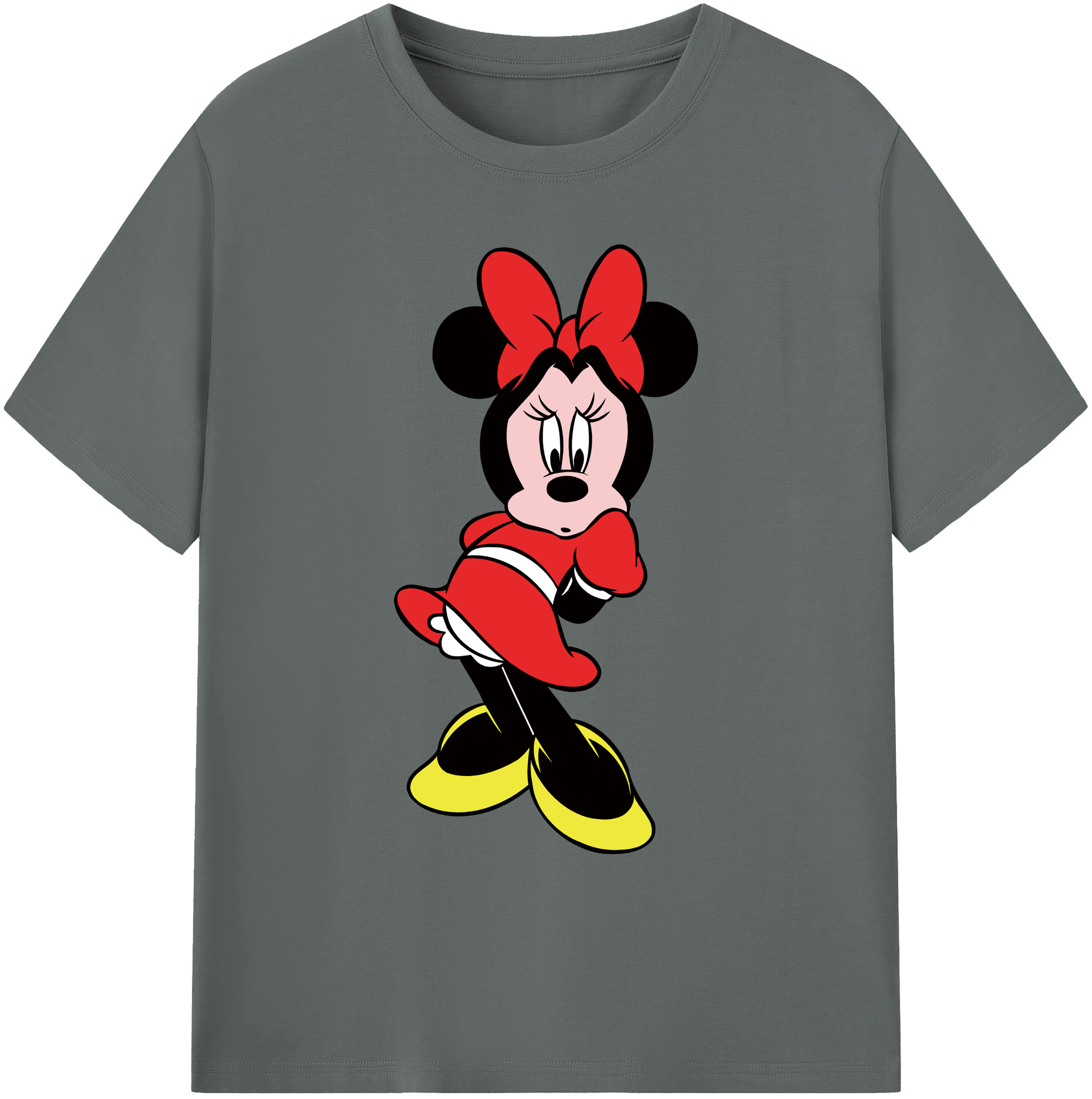 ミッキーマウス Mickey Mouse 綿100％ メンズ半袖Tシャツ｜肌触りやわらか＆通気性